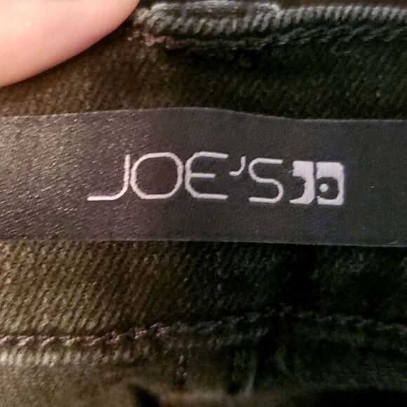 NEW JOE'S Mid Rise Ankle Straight Jeans Black Womens Size 29 - Picture 6 of 9